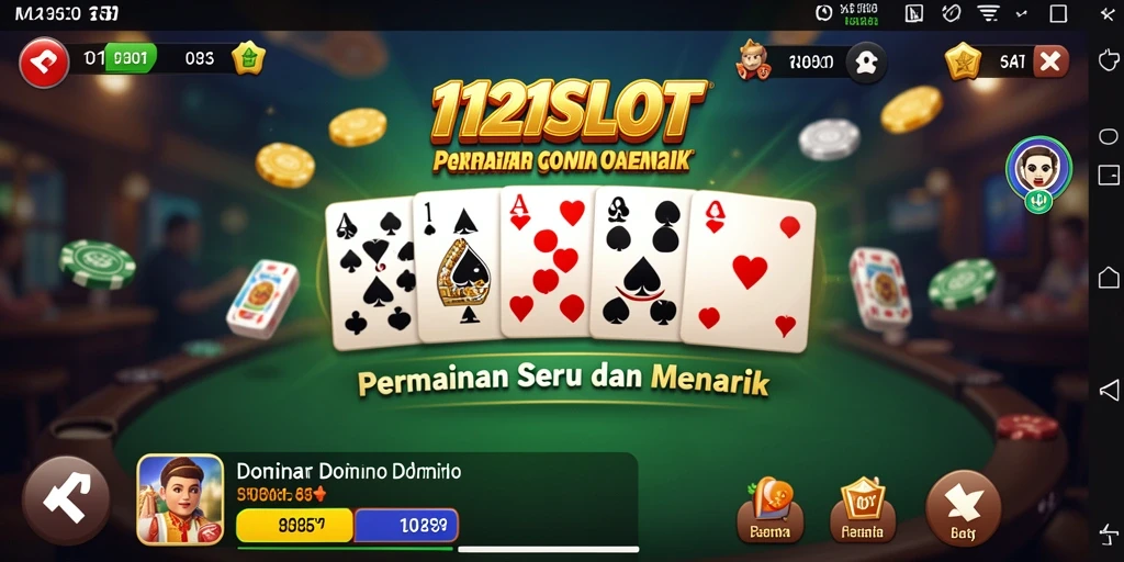 Tampilan gameplay seru dalam 1121SLOT dengan teman-teman.