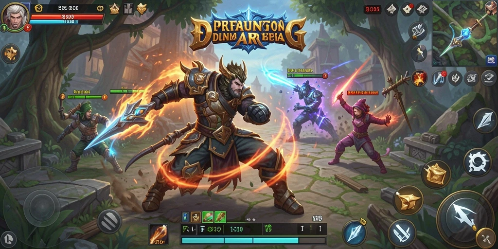 Screenshot utama F08 menampilkan pertempuran dinamis dan karakter yang mengesankan.