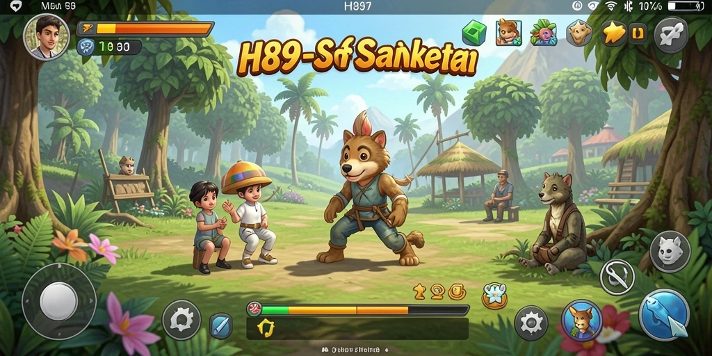 Tangkapan layar H89 menunjukkan gameplay yang menyenangkan dan interaktif.