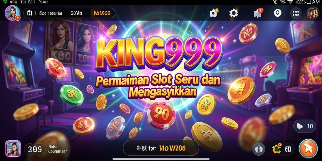 Screenshot KING999 menampilkan gameplay slot yang mendebarkan.