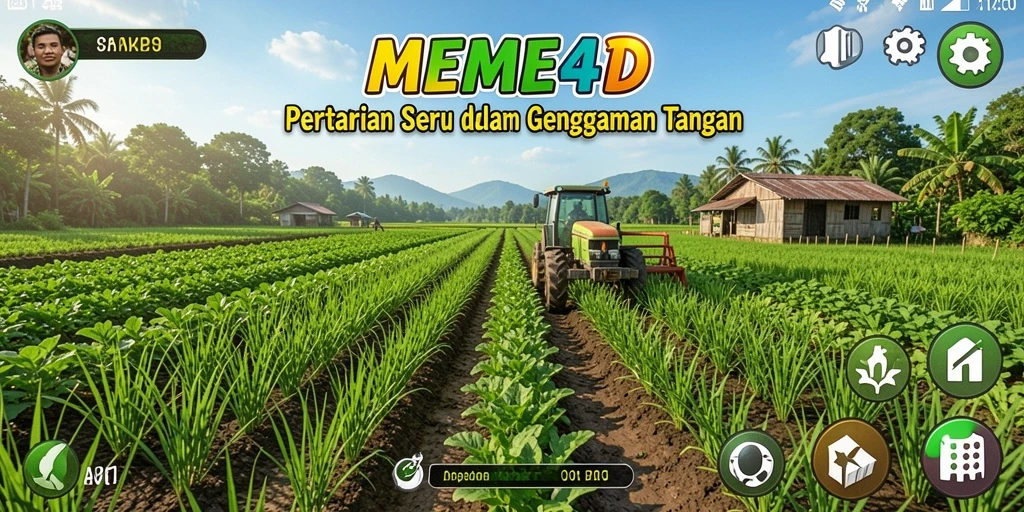 Tampilan screenshot gameplay MEME4D yang menarik dan interaktif.