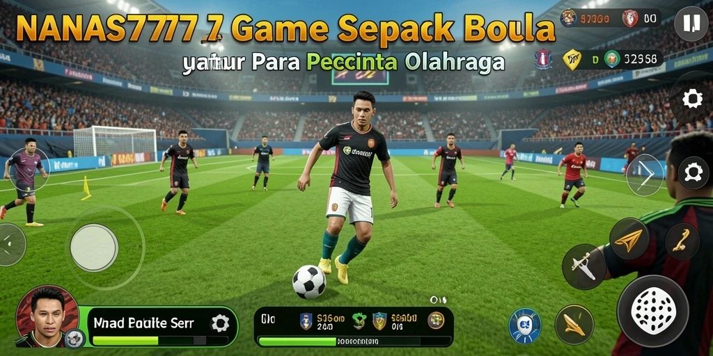 Screenshot NANAS777 menampilkan aksi sepak bola yang mendebarkan.