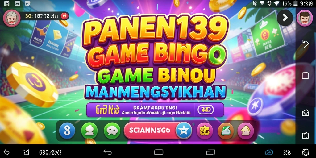 Gameplay menarik dari PANEN138 dengan tema Bingo yang seru.