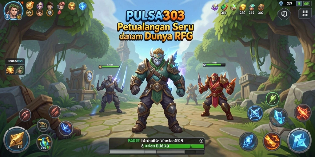 Tampilan menarik dari gameplay PULSA303 yang menawarkan petualangan RPG.