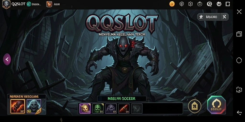 Gameplay QQSLOT menampilkan kengerian yang mendalam dan menakutkan.
