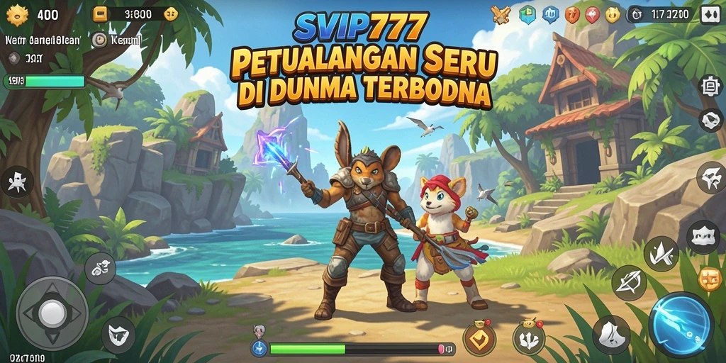 Gameplay menarik di dunia terbuka SVIP777 yang luas.